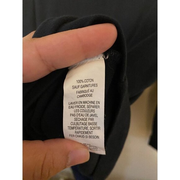 L.L. Bean Longsleeve Turtleneck Black Tee - Picture 4 of 4